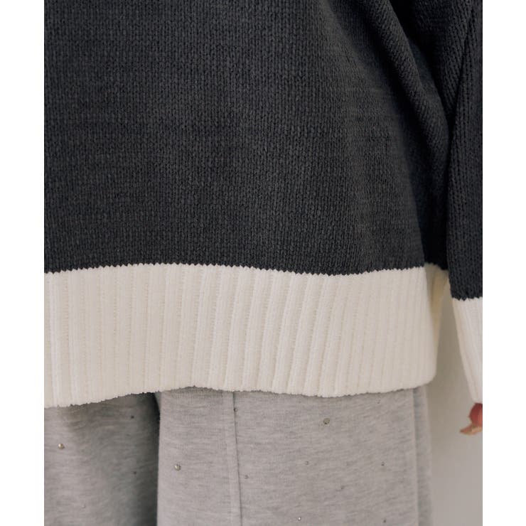 マットモール図案プルオーバー | NICE CLAUP / OLIVE des OLIVE　OUTLET | 詳細画像34 