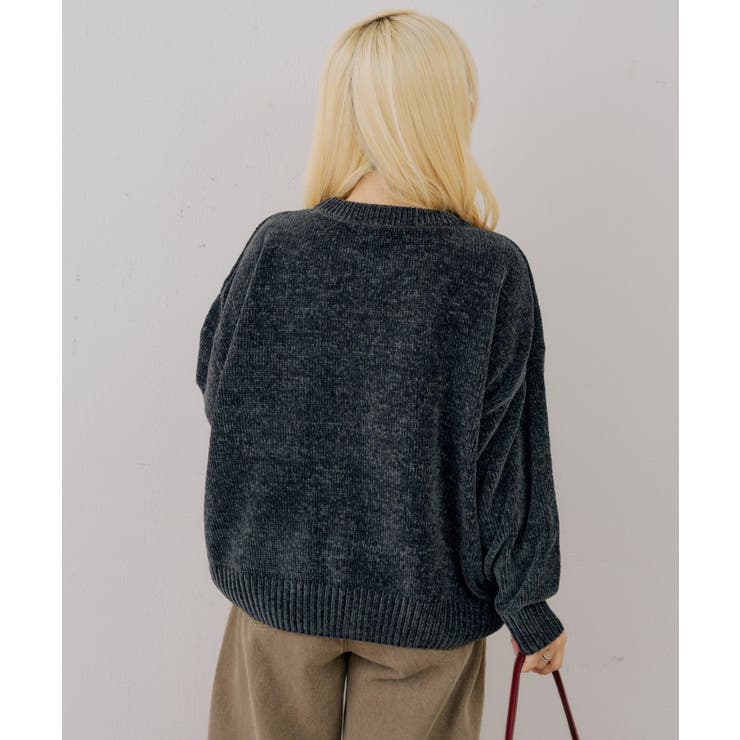 ベロアモールBIGロゴプルオーバー | NICE CLAUP / OLIVE des OLIVE　OUTLET | 詳細画像18 