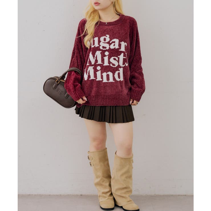 ベロアモールBIGロゴプルオーバー | NICE CLAUP / OLIVE des OLIVE　OUTLET | 詳細画像15 