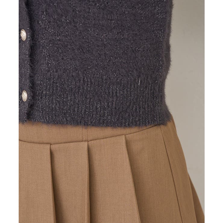 ラメフェザーゴールドボタンカーディガン | NICE CLAUP / OLIVE des OLIVE　OUTLET | 詳細画像20 