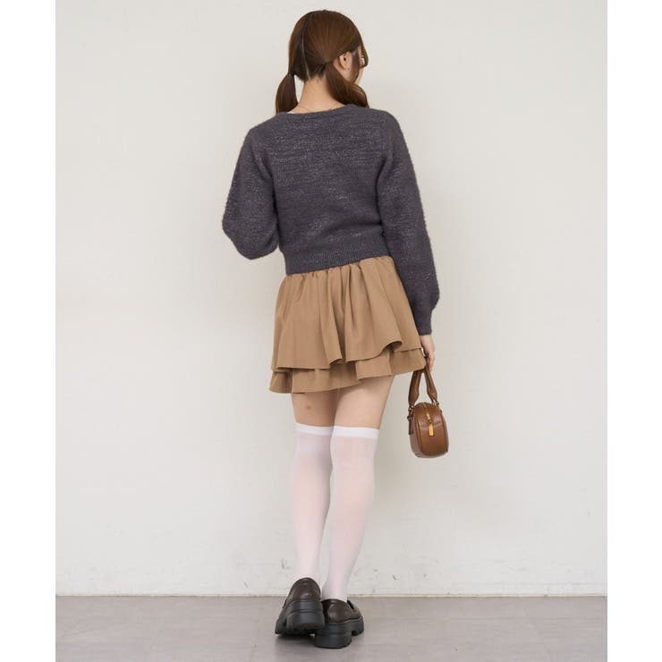 ラメフェザーゴールドボタンカーディガン | NICE CLAUP / OLIVE des OLIVE　OUTLET | 詳細画像26 