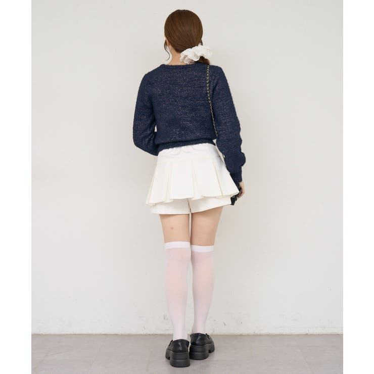 ラメフェザーゴールドボタンカーディガン | NICE CLAUP / OLIVE des OLIVE　OUTLET | 詳細画像34 