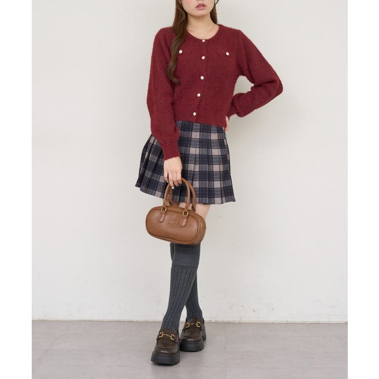 ラメフェザーゴールドボタンカーディガン | NICE CLAUP / OLIVE des OLIVE　OUTLET | 詳細画像40 