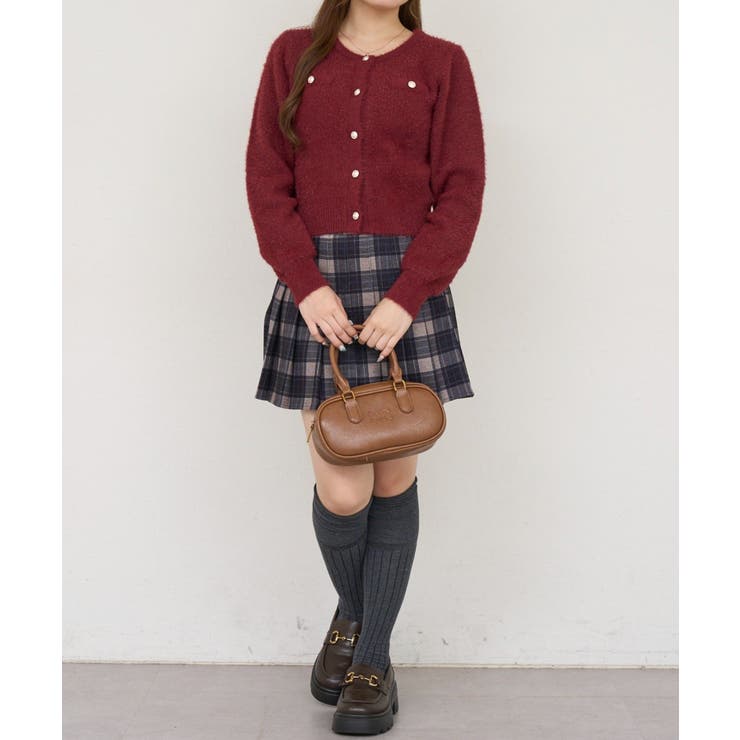 ラメフェザーゴールドボタンカーディガン | NICE CLAUP / OLIVE des OLIVE　OUTLET | 詳細画像42 
