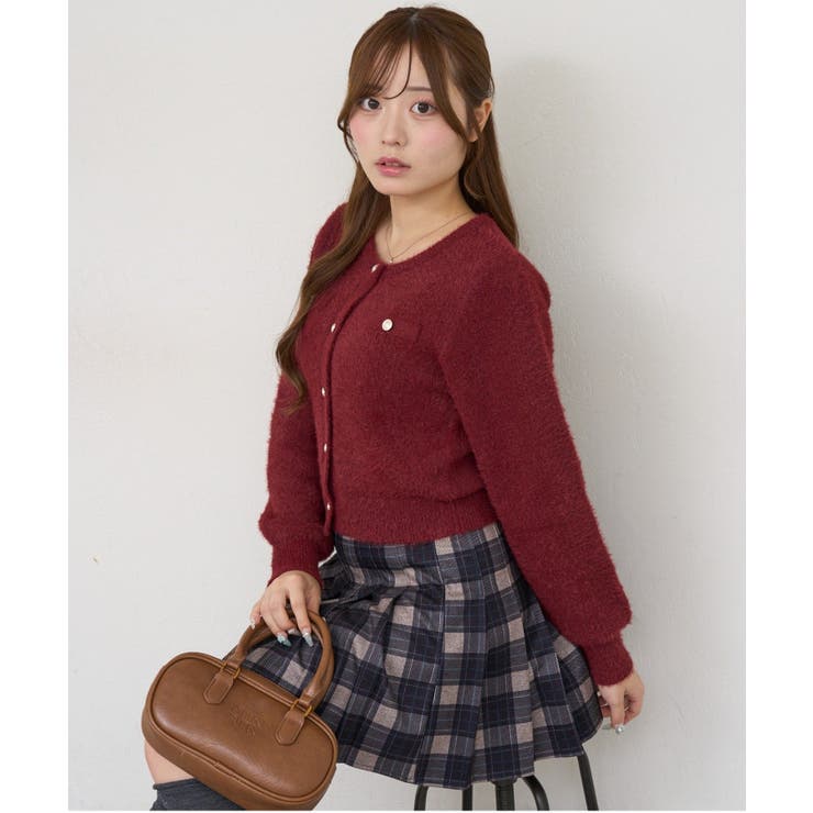 ラメフェザーゴールドボタンカーディガン | NICE CLAUP / OLIVE des OLIVE　OUTLET | 詳細画像51 