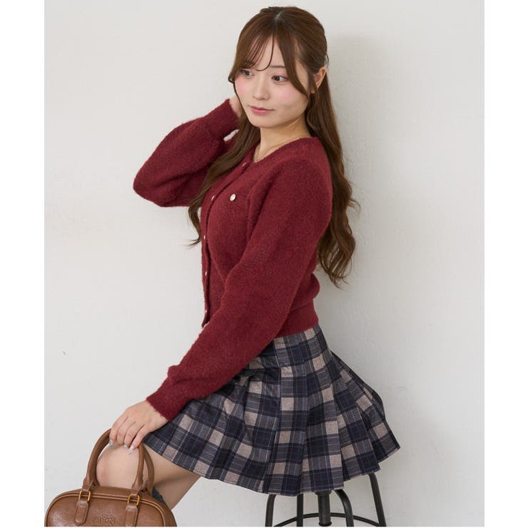 ラメフェザーゴールドボタンカーディガン | NICE CLAUP / OLIVE des OLIVE　OUTLET | 詳細画像53 