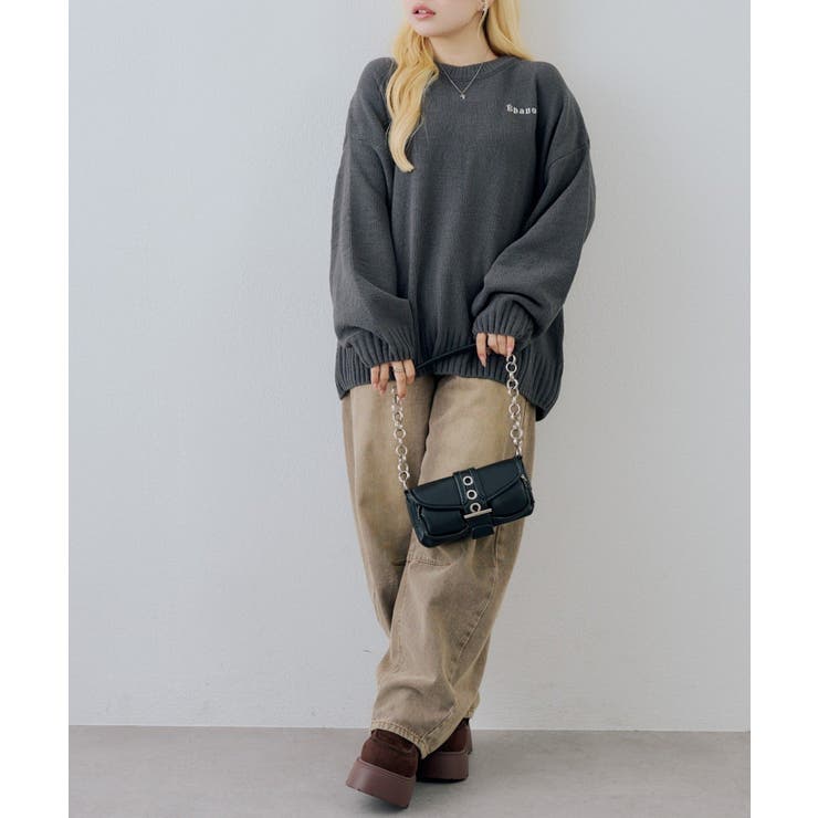 モールバックロゴプルオーバー | NICE CLAUP / OLIVE des OLIVE　OUTLET | 詳細画像20 