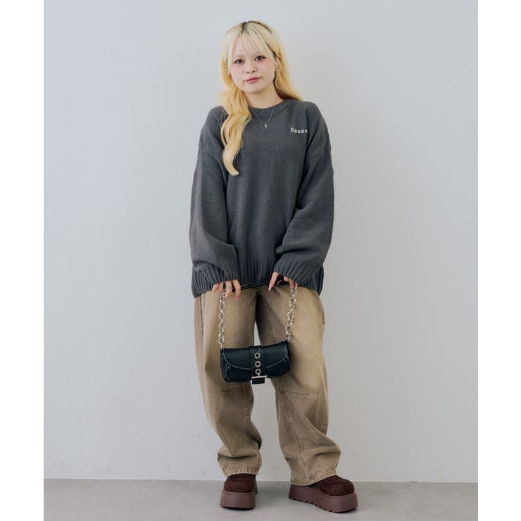 モールバックロゴプルオーバー | NICE CLAUP / OLIVE des OLIVE　OUTLET | 詳細画像21 