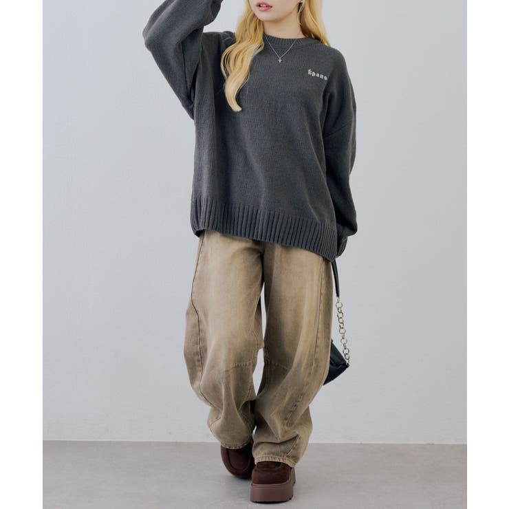 モールバックロゴプルオーバー | NICE CLAUP / OLIVE des OLIVE　OUTLET | 詳細画像22 