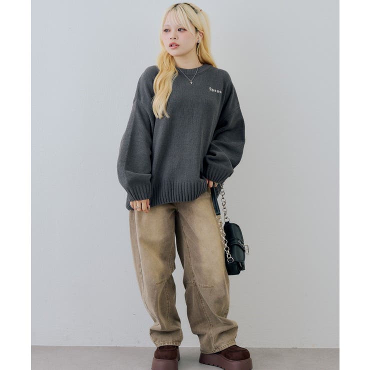 モールバックロゴプルオーバー | NICE CLAUP / OLIVE des OLIVE　OUTLET | 詳細画像23 