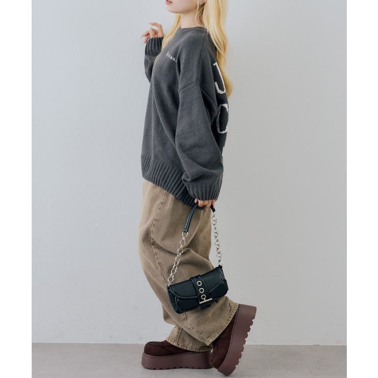 モールバックロゴプルオーバー | NICE CLAUP / OLIVE des OLIVE　OUTLET | 詳細画像24 