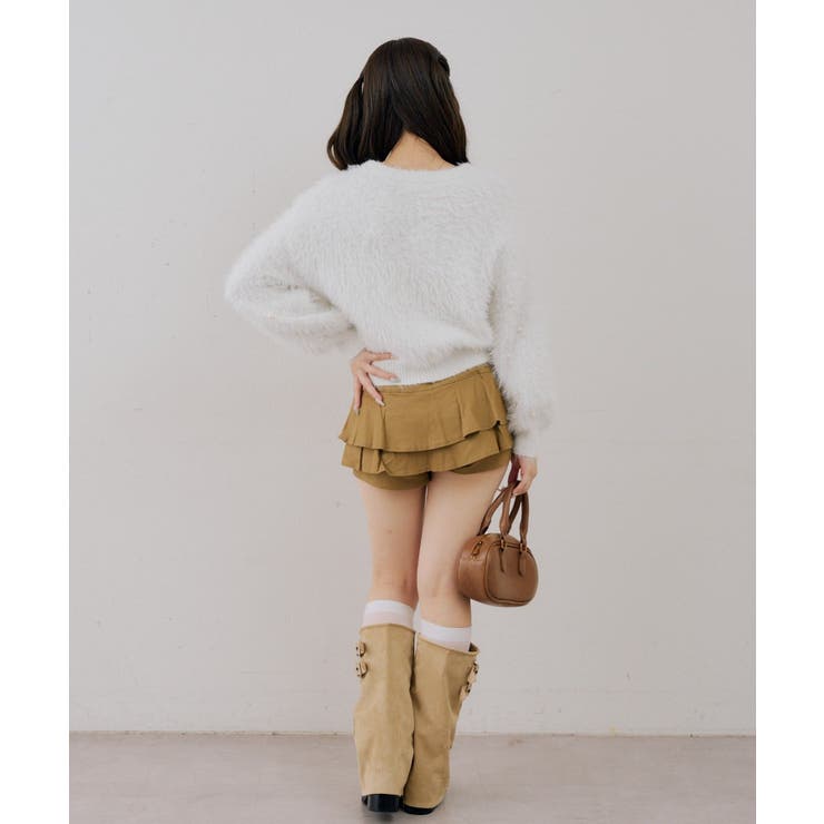 フェザーロゴ袖パールプルオーバー | NICE CLAUP / OLIVE des OLIVE　OUTLET | 詳細画像6 