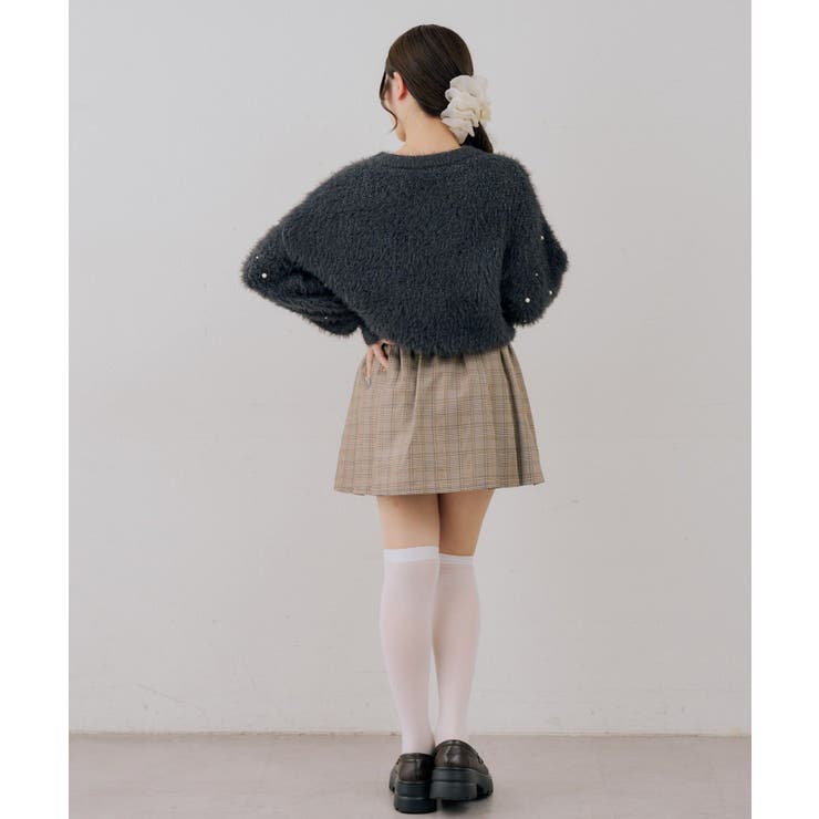 フェザーロゴ袖パールプルオーバー | NICE CLAUP / OLIVE des OLIVE　OUTLET | 詳細画像15 