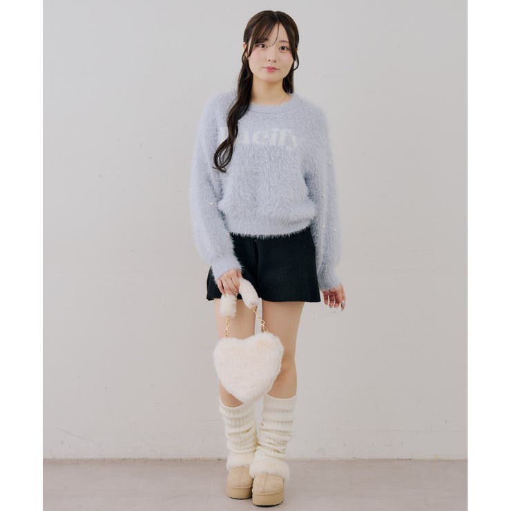 フェザーロゴ袖パールプルオーバー | NICE CLAUP / OLIVE des OLIVE　OUTLET | 詳細画像36 