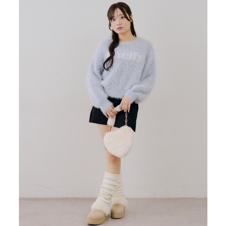 フェザーロゴ袖パールプルオーバー | NICE CLAUP / OLIVE des OLIVE　OUTLET | 詳細画像37 