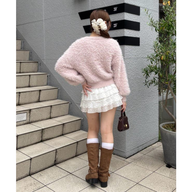 フェザーロゴ袖パールプルオーバー | NICE CLAUP / OLIVE des OLIVE　OUTLET | 詳細画像43 