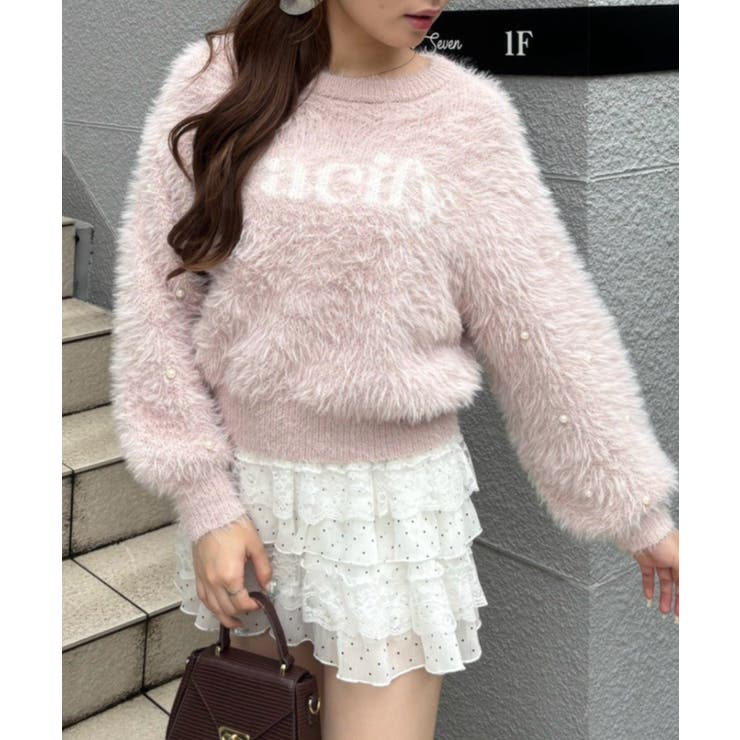 フェザーロゴ袖パールプルオーバー | NICE CLAUP / OLIVE des OLIVE　OUTLET | 詳細画像46 