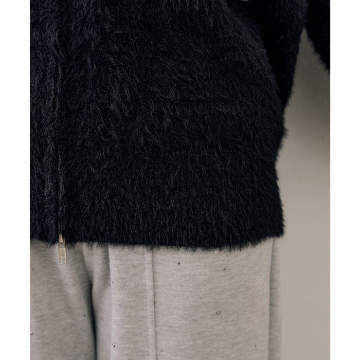ロゴフェザーWZIPパーカー | NICE CLAUP / OLIVE des OLIVE　OUTLET | 詳細画像21 