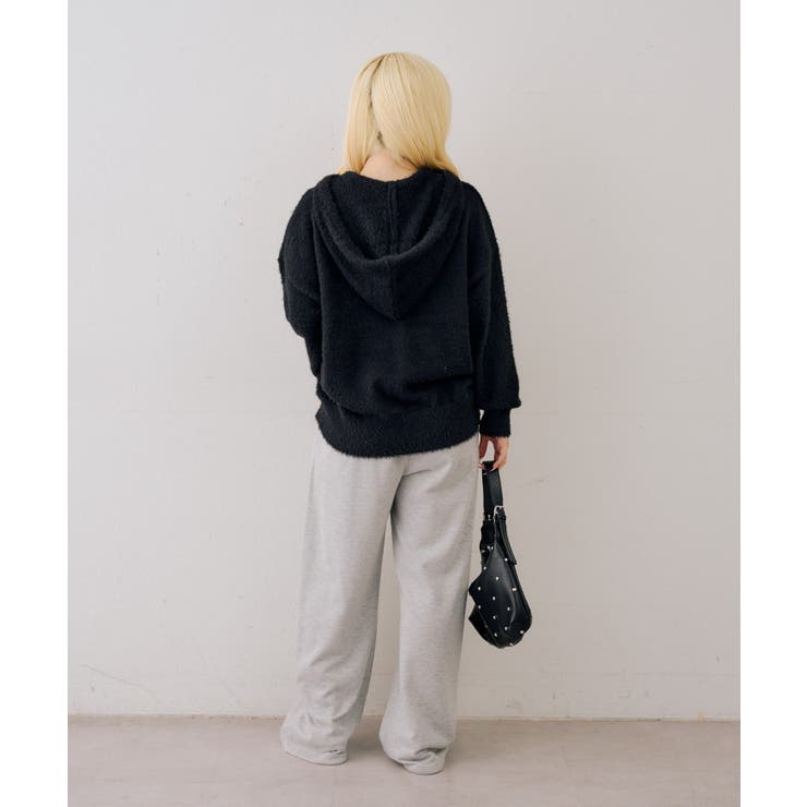 ロゴフェザーWZIPパーカー | NICE CLAUP / OLIVE des OLIVE　OUTLET | 詳細画像28 