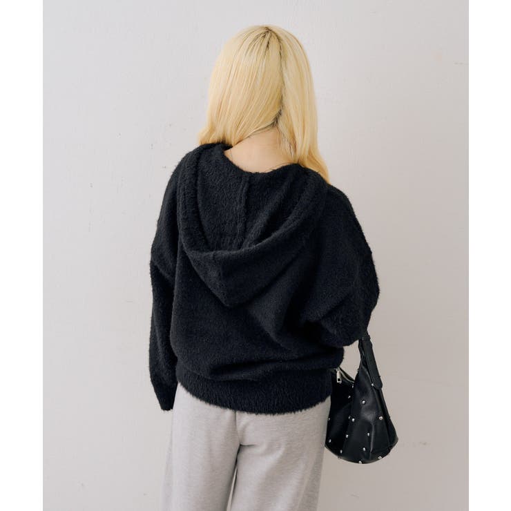 ロゴフェザーWZIPパーカー | NICE CLAUP / OLIVE des OLIVE　OUTLET | 詳細画像35 