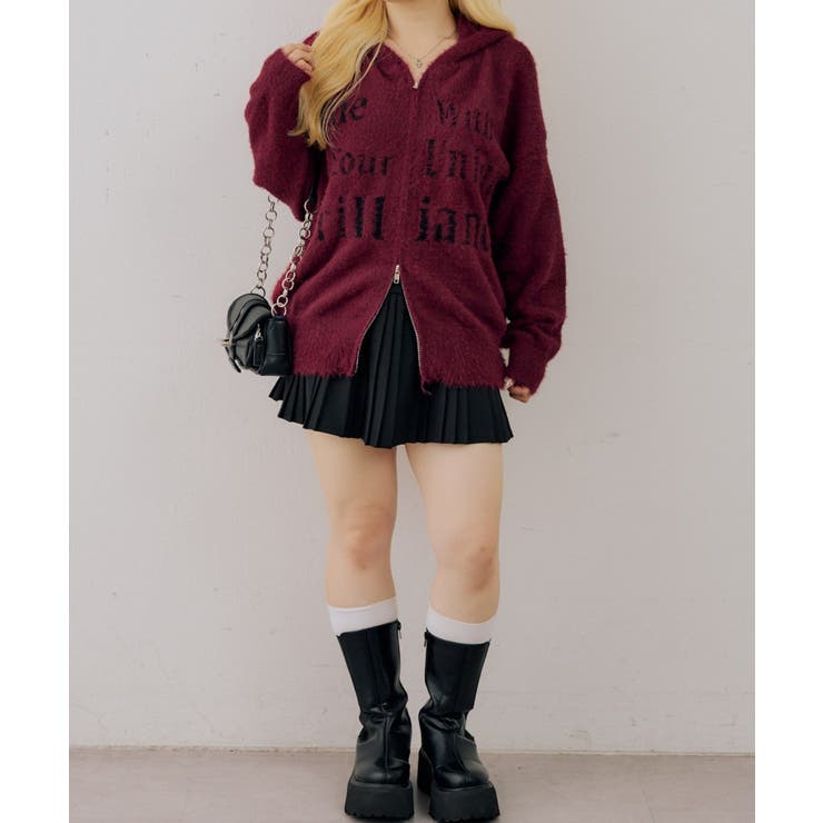 ロゴフェザーWZIPパーカー | NICE CLAUP / OLIVE des OLIVE　OUTLET | 詳細画像39 