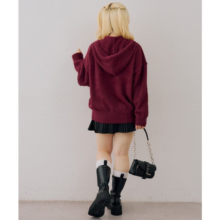 ロゴフェザーWZIPパーカー | NICE CLAUP / OLIVE des OLIVE　OUTLET | 詳細画像41 