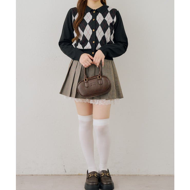 アーガイル襟ニット | NICE CLAUP / OLIVE des OLIVE　OUTLET | 詳細画像14 