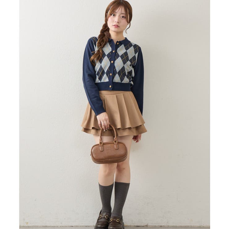 アーガイル襟ニット | NICE CLAUP / OLIVE des OLIVE　OUTLET | 詳細画像24 
