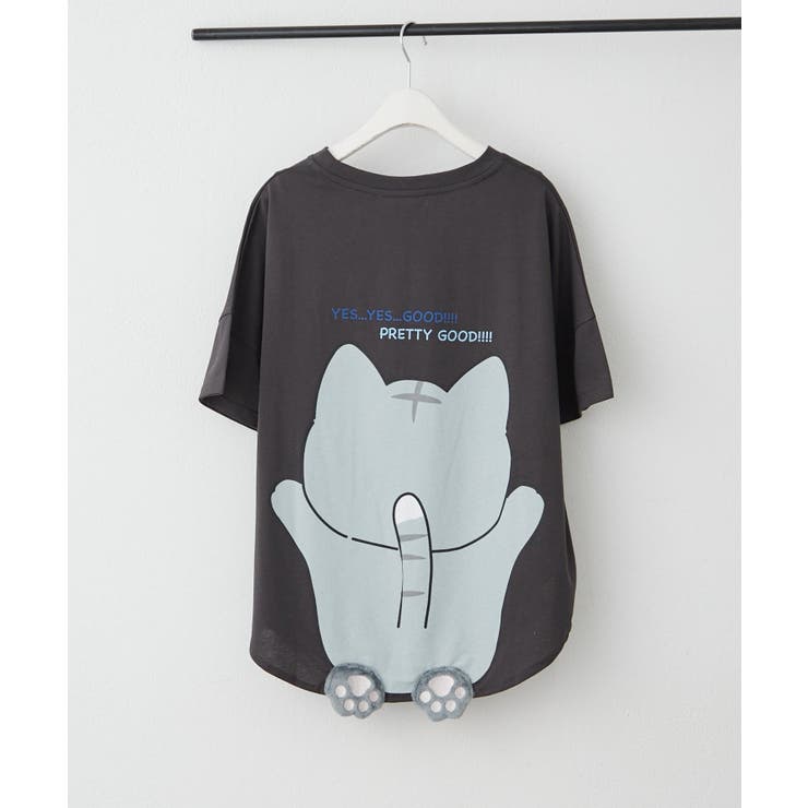 アソートアニマル尻尾Tシャツ | NICE CLAUP / OLIVE des OLIVE　OUTLET | 詳細画像2 