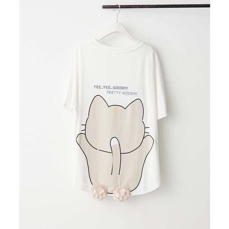 オフ | アソートアニマル尻尾Tシャツ | NICE CLAUP / OLIVE des OLIVE　OUTLET