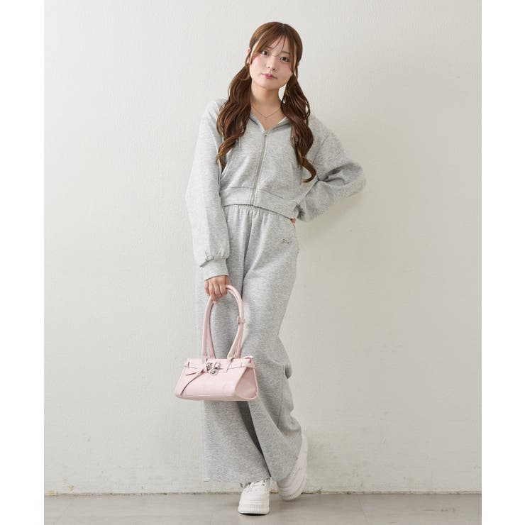 【セットアップ対応可】ラメダンボールZIPパーカー | NICE CLAUP / OLIVE des OLIVE　OUTLET | 詳細画像13 