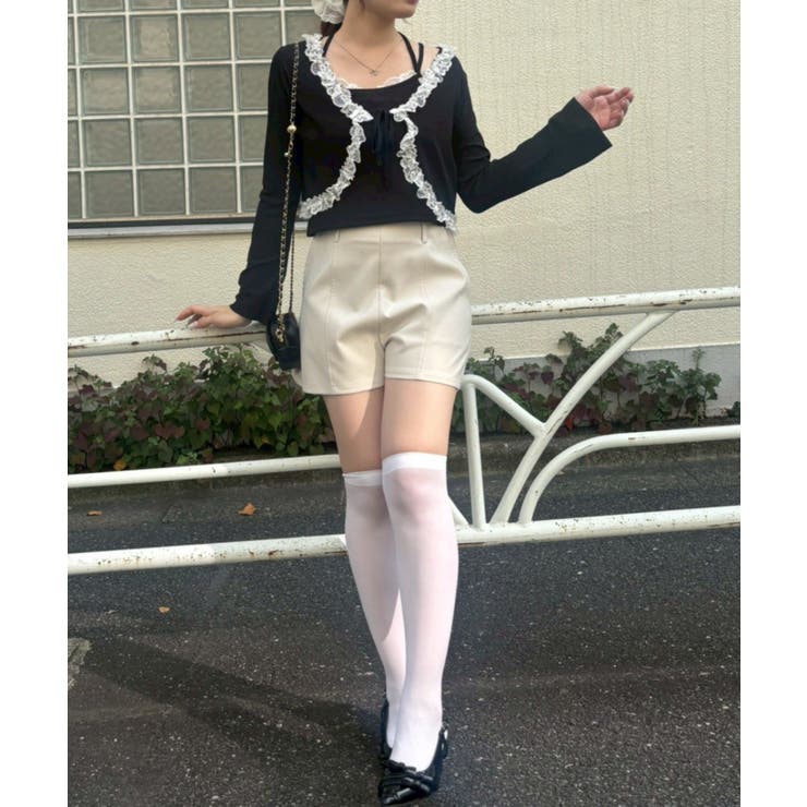 【セットアイテム】レース付カーディガン×レース付キャミ | NICE CLAUP / OLIVE des OLIVE　OUTLET | 詳細画像10 