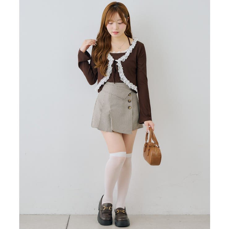 【セットアイテム】レース付カーディガン×レース付キャミ | NICE CLAUP / OLIVE des OLIVE　OUTLET | 詳細画像21 