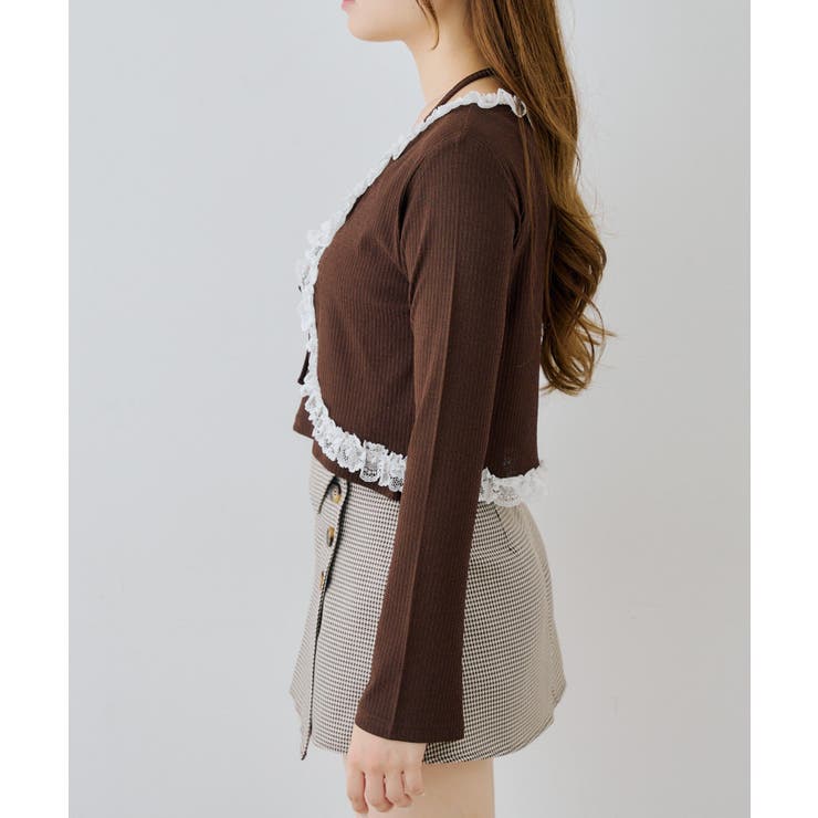 【セットアイテム】レース付カーディガン×レース付キャミ | NICE CLAUP / OLIVE des OLIVE　OUTLET | 詳細画像27 