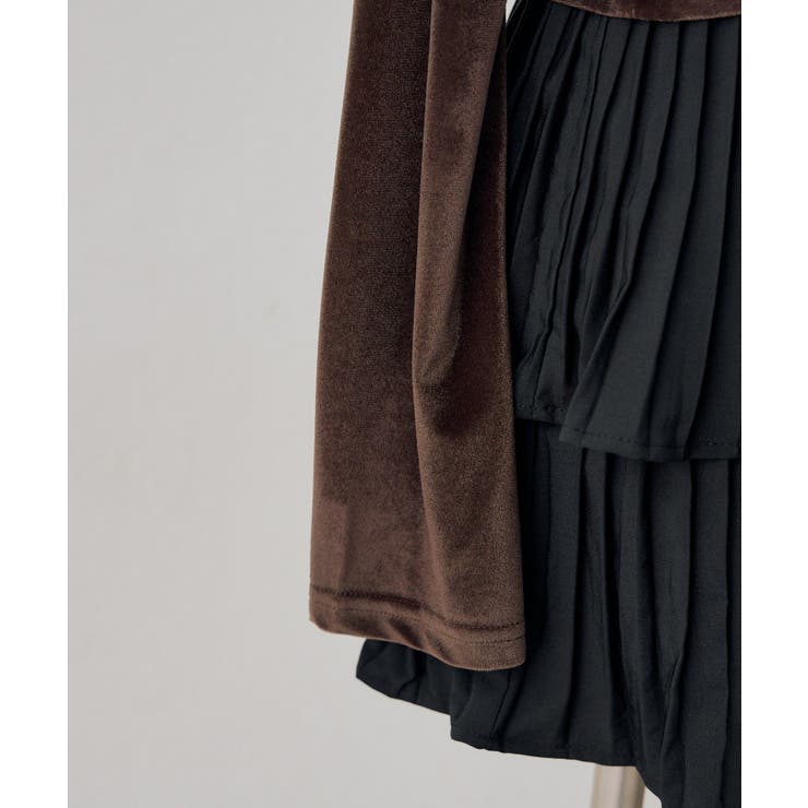 レース付きベロアボレロキャミセット | NICE CLAUP / OLIVE des OLIVE　OUTLET | 詳細画像7 