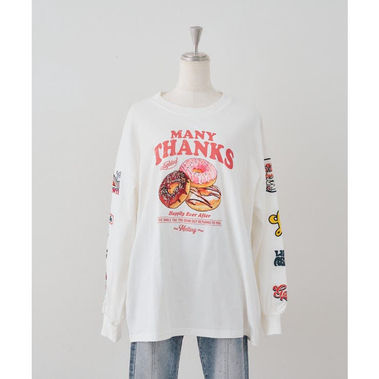 ドーナツショップロンTee | NICE CLAUP / OLIVE des OLIVE　OUTLET | 詳細画像4 