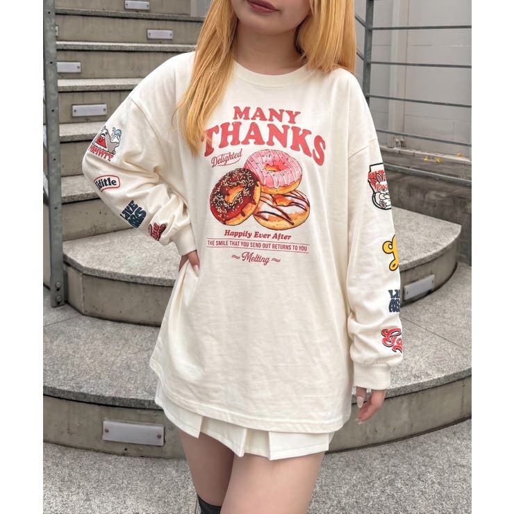 ドーナツショップロンTee | NICE CLAUP / OLIVE des OLIVE　OUTLET | 詳細画像2 