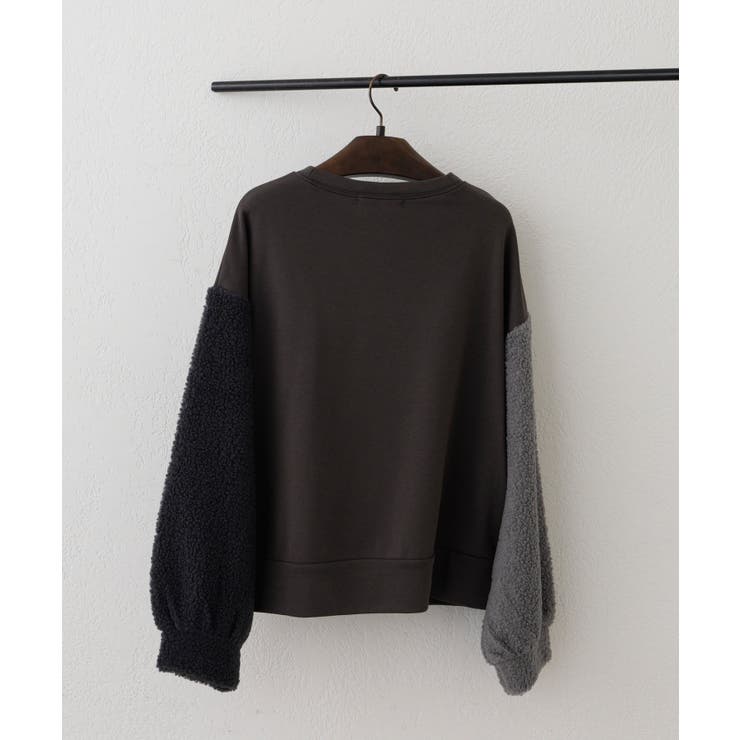 ゆるキャラひょっこり袖スエットプルオーバー | NICE CLAUP / OLIVE des OLIVE　OUTLET | 詳細画像5 