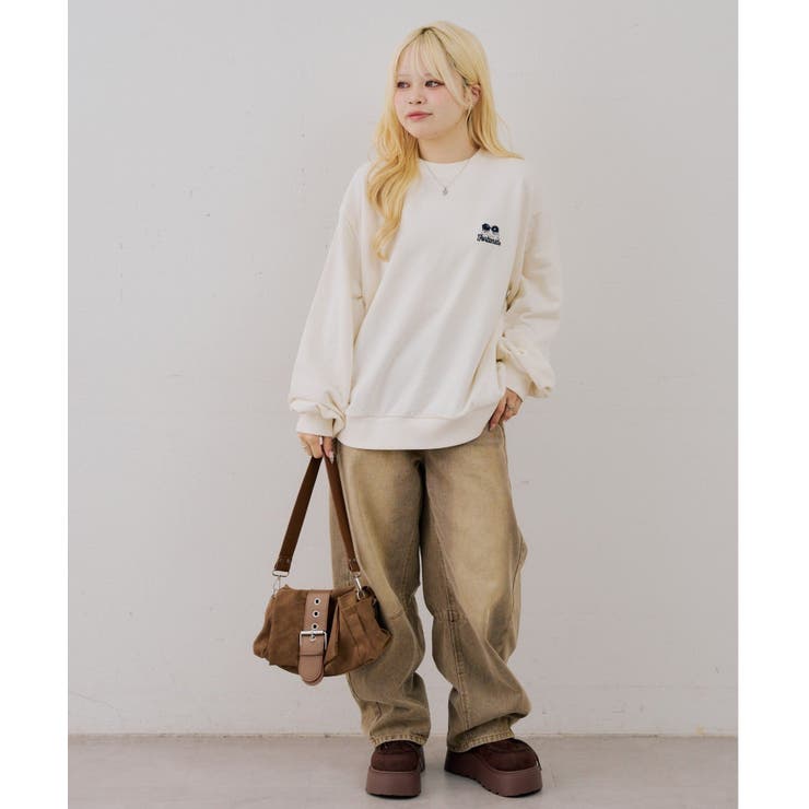 ベアーニット帽スウェット | NICE CLAUP / OLIVE des OLIVE　OUTLET | 詳細画像2 
