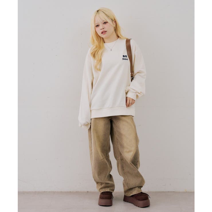 ベアーニット帽スウェット | NICE CLAUP / OLIVE des OLIVE　OUTLET | 詳細画像4 