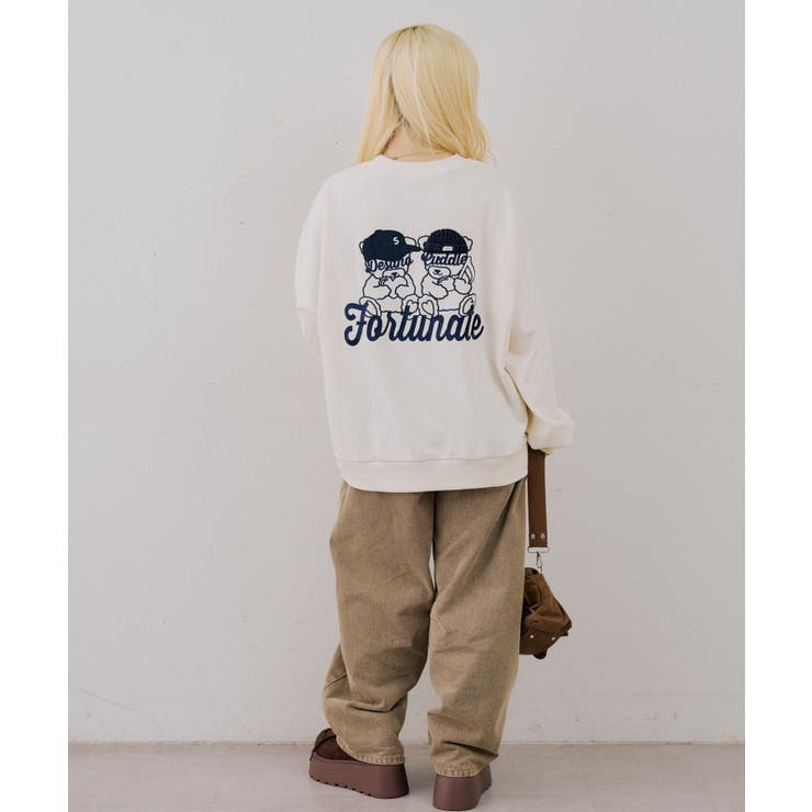 ベアーニット帽スウェット | NICE CLAUP / OLIVE des OLIVE　OUTLET | 詳細画像6 