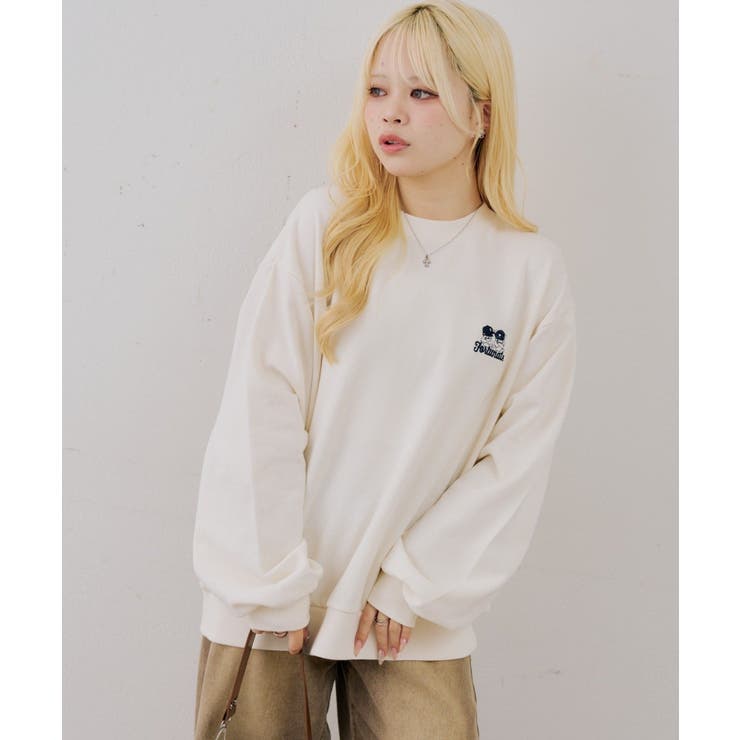 ベアーニット帽スウェット | NICE CLAUP / OLIVE des OLIVE　OUTLET | 詳細画像10 