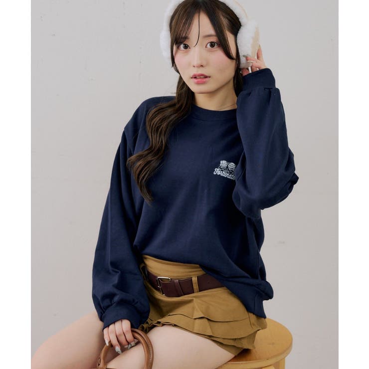 ベアーニット帽スウェット | NICE CLAUP / OLIVE des OLIVE　OUTLET | 詳細画像32 
