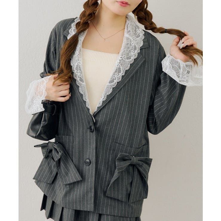 ストライプ | 【セットアップ対応可】マルチwayテーラー | NICE CLAUP / OLIVE des OLIVE　OUTLET