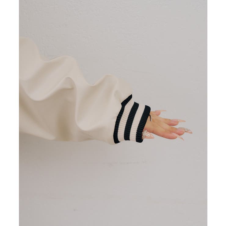 うさぎ刺繍スタジャン | NICE CLAUP / OLIVE des OLIVE　OUTLET | 詳細画像8 