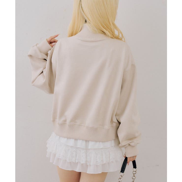 ダブル釦トラックブルゾン | NICE CLAUP / OLIVE des OLIVE　OUTLET | 詳細画像12 