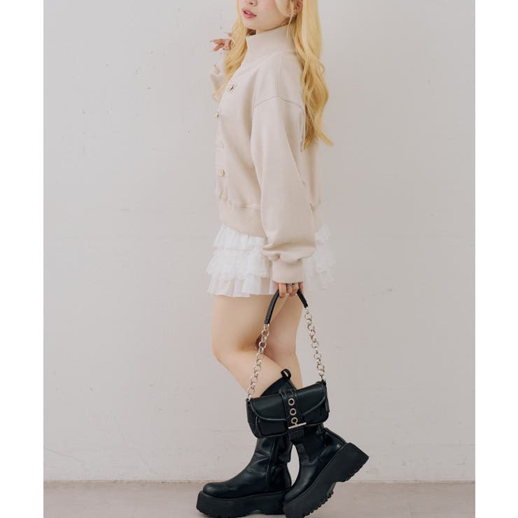 ダブル釦トラックブルゾン | NICE CLAUP / OLIVE des OLIVE　OUTLET | 詳細画像16 