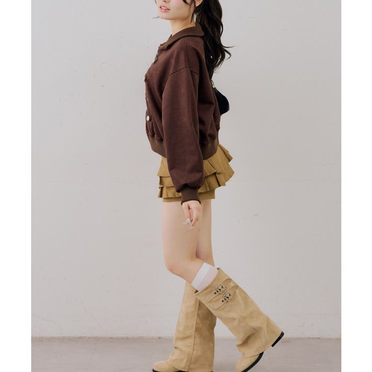 ダブル釦トラックブルゾン | NICE CLAUP / OLIVE des OLIVE　OUTLET | 詳細画像24 