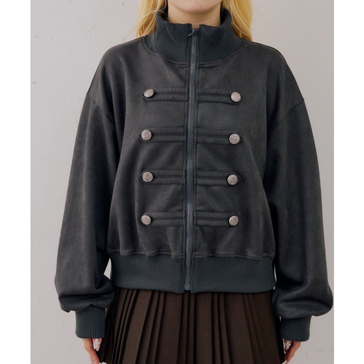 ダブル釦トラックブルゾン | NICE CLAUP / OLIVE des OLIVE　OUTLET | 詳細画像25 