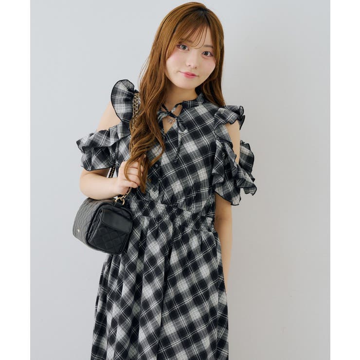 アソート肩開きフリルワンピ | NICE CLAUP / OLIVE des OLIVE　OUTLET | 詳細画像7 